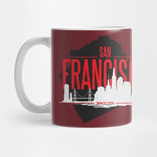 San Francisco Skyline Desing Mug